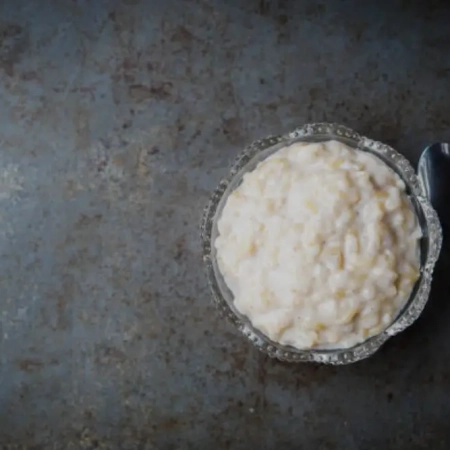 Pudding de Riz à la Vanille